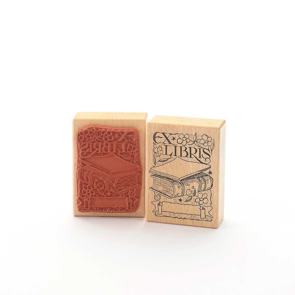 Die Hüterin | Ex Libris Stempel mit Buchdesign