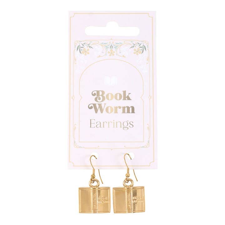 Bücherwurm | Ohrringe in Buchform