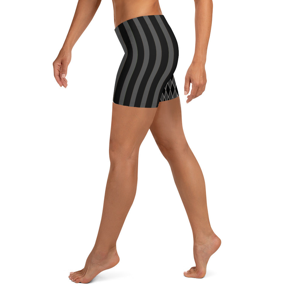 Dark Circus Shorts Grau Schwarz