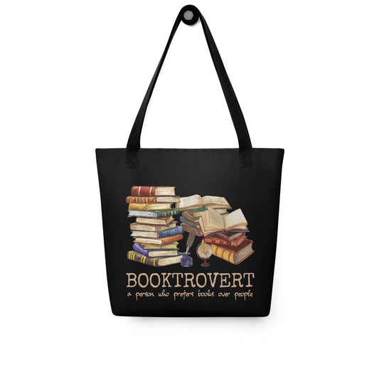 Booktrovert Stoffbeutel für introvertierte Bibliophile