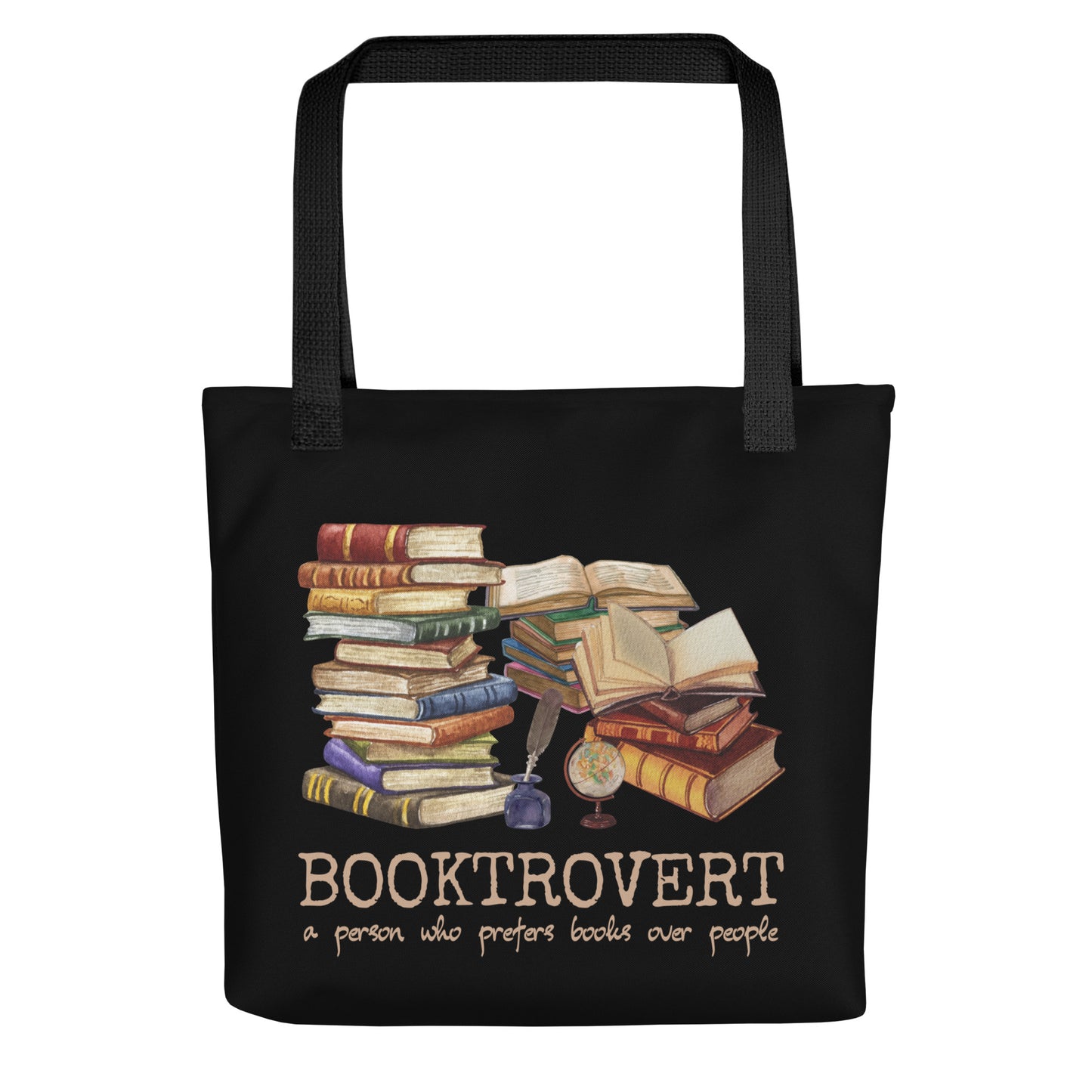 Booktrovert Stoffbeutel für introvertierte Bibliophile