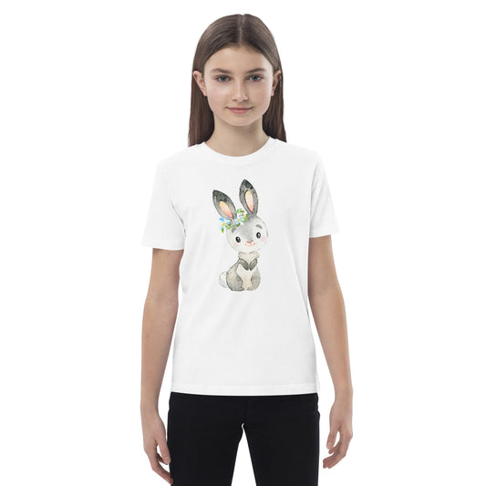 Feeling Loved Kaninchen Bio-Baumwoll-T-Shirt für Kinder