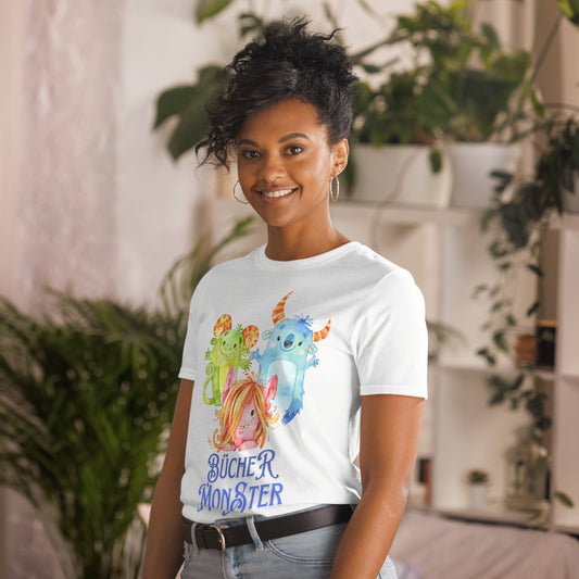 Bücher Monster Unisex-T-Shirt für junge und erfahrene Leser