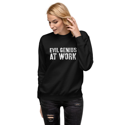Evil Genius At Work Unisex-Premium-Pullover