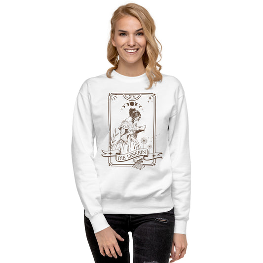 Die Leserin Tarotkarte Unisex-Premium-Pullover für mysthische Leserinnen