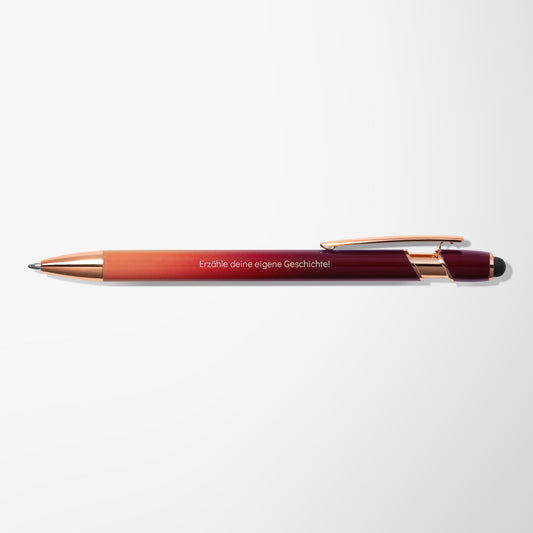 Buchwandlerin | Ombré Kugelschreiber mit Akzenten in Roségold