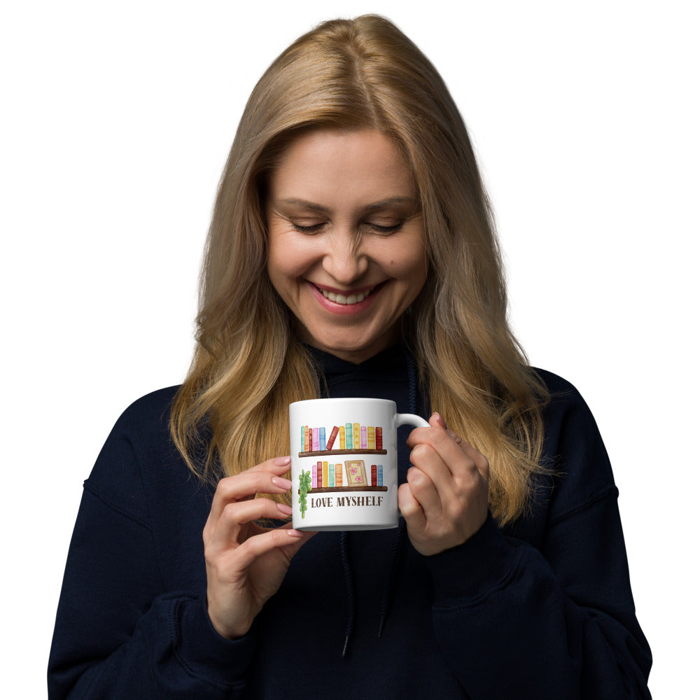 Love MyShelf Kaffeetasse für Buchliebhaberinnen